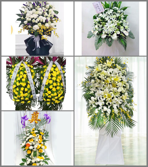 福建三明建宁县均口镇隆下村白事花篮预定